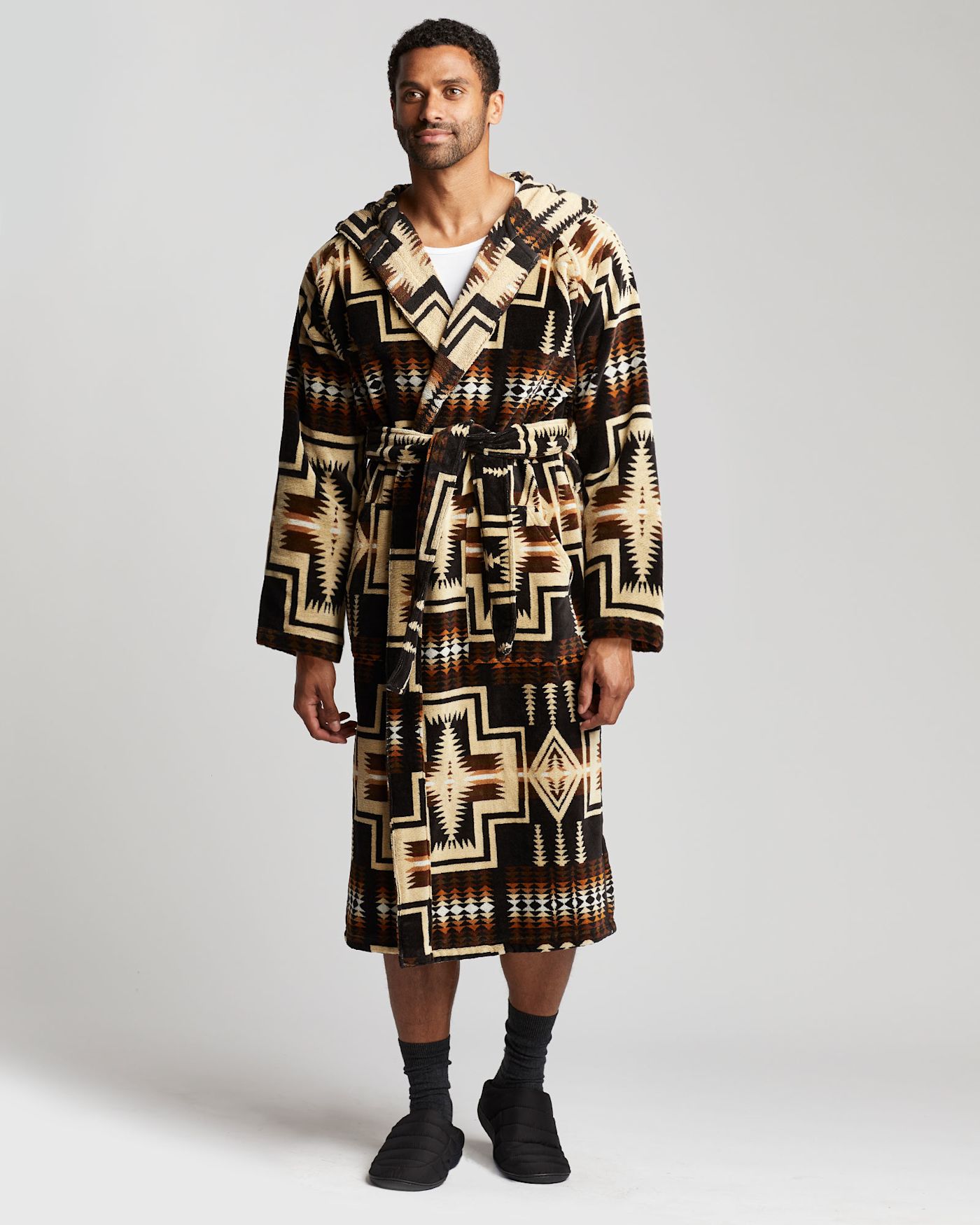 UNISEX COTTON TERRY VELOUR ROBE